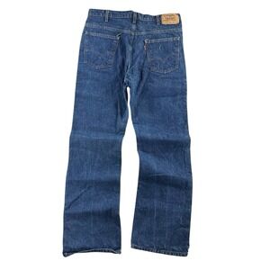 Vintage Levi's 20517-0217 Jeans Men's 38x34 Dark Wash Orange Tab USA Fit 36x32